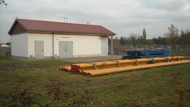 ErdgasBHKW Südl. Rosenstraße mit zu verlegenden Gasrohren