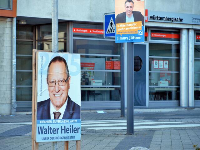 Wahlkampf 2015: Plakatierung überall.