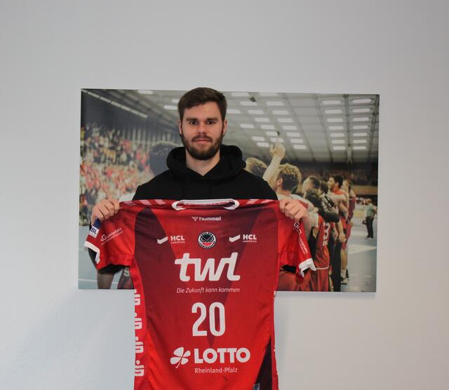 Der 24-jährige Alexander Falk hat bei den Eulen Ludwigshafen die Trikotnummer 20 (Foto Eulen Ludwigshafen)