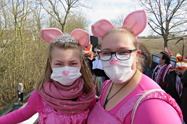 Mathilda I. und Freundin aus Limburgerhof | Foto: Brigitte Melder
