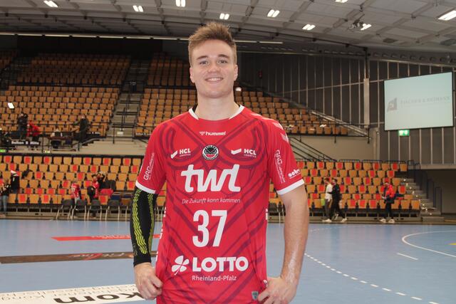 Max Neuhaus erzielte in Hamm fünf Tore für die Eulen Ludwigshafen (Foto Michael Sonnick)