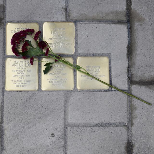 Stolpersteine Speyerer Straße | Foto: Gemeinde Mutterstadt