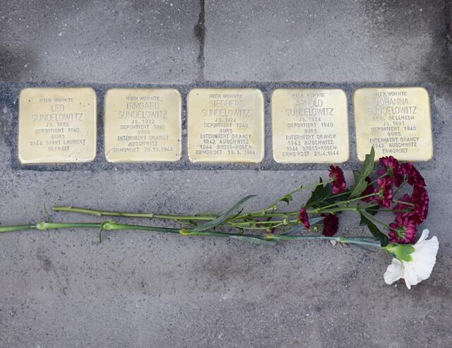 Stolpersteine Rheingönheimer Straße | Foto: Gemeinde Mutterstadt