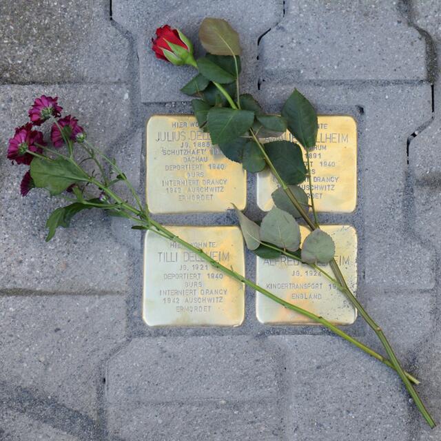 Stolpersteine Friedensstraße | Foto: Gemeinde Mutterstadt