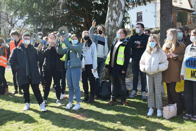 Abschlußkundgebung in der Markwardanlage | Foto: B.Bender