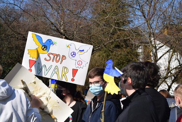 Stop war! war die klare Botschaft | Foto: B.Bender