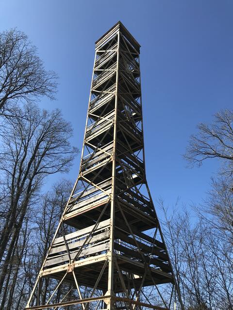 Der 18 Meter hohe Eybergturm | Foto: B. Bender