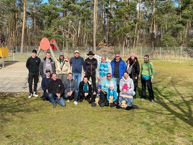 Das Team Südpfalz, welches den Konvoi begleitete | Foto: Peter Grimm