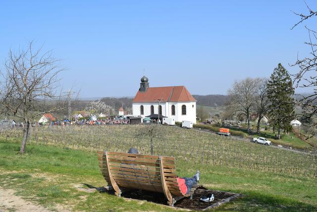Ein schöner Platz zum Ausruhen über der Kapelle | Foto: B.Bender