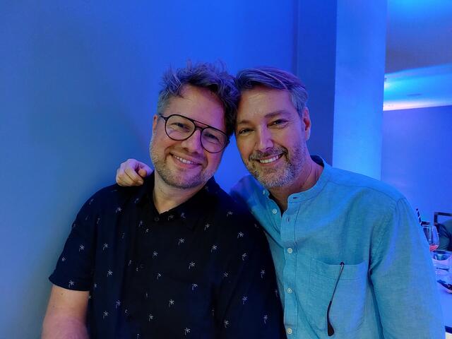 Liebes Paar: Karsten Kramarczik und Peter Brock | Foto: Brigitte Melder