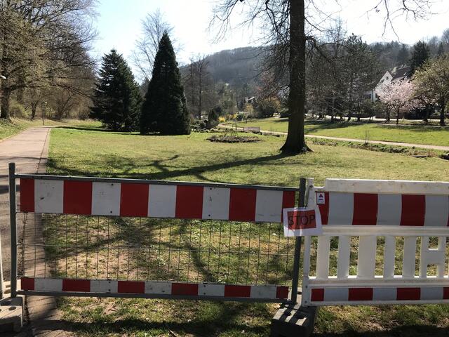 Absperrungen sind unbedingt zu beachten und einzuhalten | Foto: B. Bender
