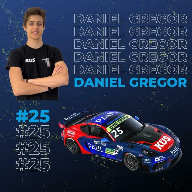 Daniel Gregor startet 2022 für das KÜS Team Bernhard in der DTM Trophy
