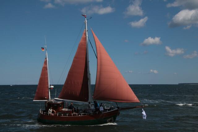 Auch kleiner historische Schiffe waren bei der Hansesail in Rostock | Foto: Franz Walter Mappes