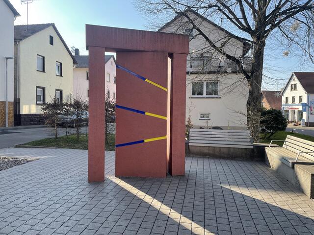 Waldenserdenkmal "Tor des Ankommens" in Karlsruhe - Palmbach. | Foto: Roland Jourdan