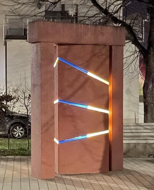Waldenserdenkmal "Tor des Ankommens" in Karlsruhe - Palmbach. | Foto: Roland Jourdan