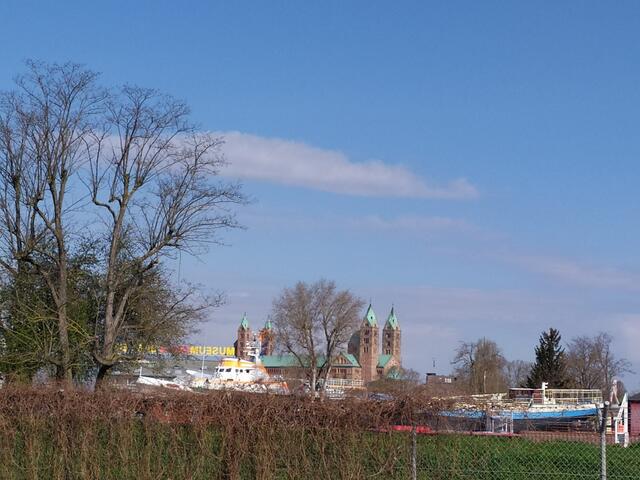 Toller Blick auf den Speyrer Dom und das Technik Museum