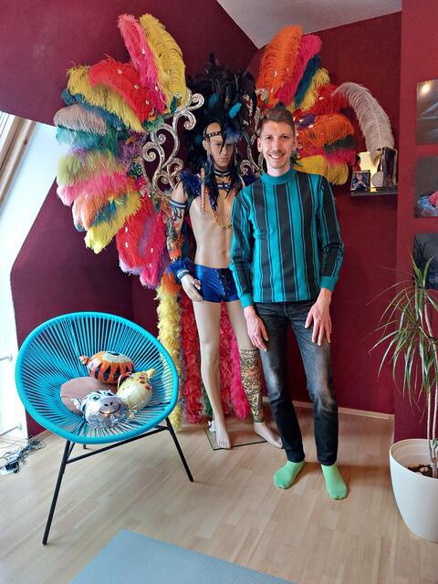 Sein Outfit, wenn er zu mehr Toleranz anregen möchte | Foto: Brigitte Melder