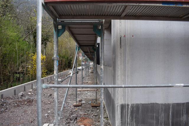 Es wird möglich sein, mit den Fahrzeugen um das neue Bauhofgebäude herum zu fahren | Foto: B. Bender
