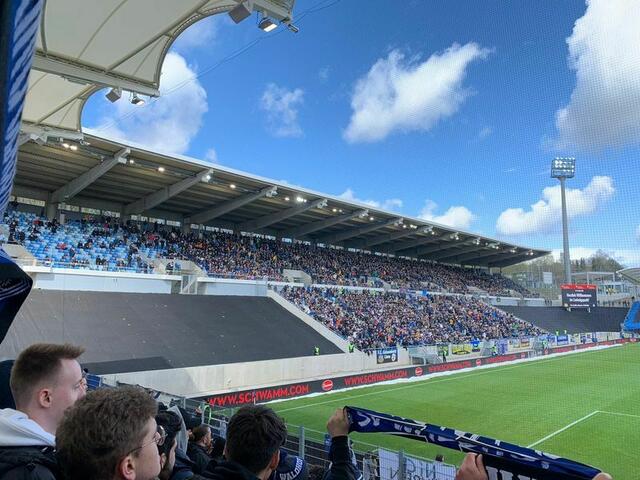 Der SV Waldhof Mannheim holte im Saarbrücker Ludwigspark einen Punkt (Foto Michael Sonnick)