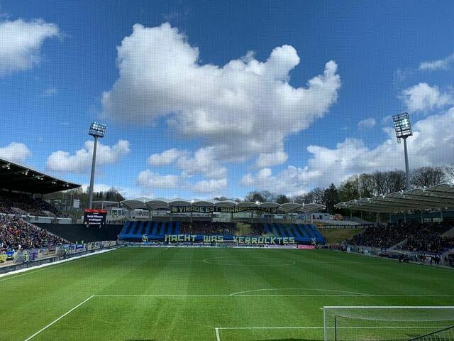 Der SV Waldhof Mannheim holte im Saarbrücker Ludwigspark einen Punkt (Foto Michael Sonnick)