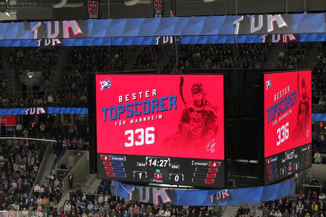 Matthias Plachta hat mit nun 336 Scorerpunkten einen neuen Rekord bei den Adlern Mannheim aufgestellt (Foto Michael Sonnick)