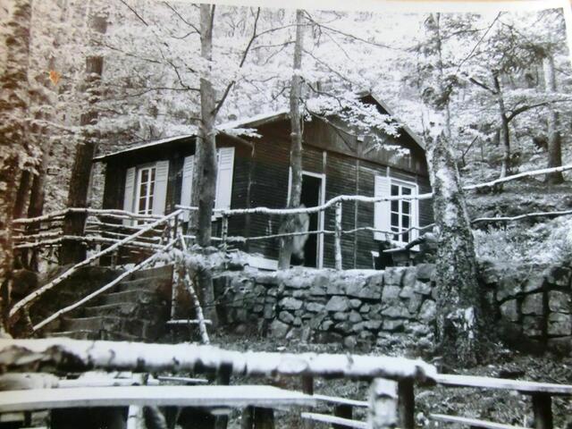 Historisches Foto der Original Hütte.  | Foto: Nelloclub