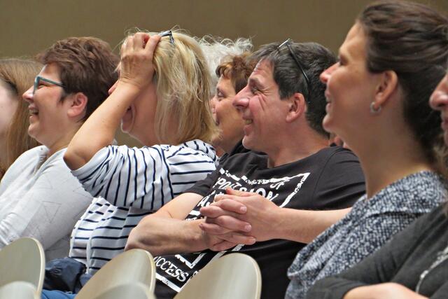 Gesten sagen mehr als Worte, einfach nur lustig | Foto: Brigitte Melder