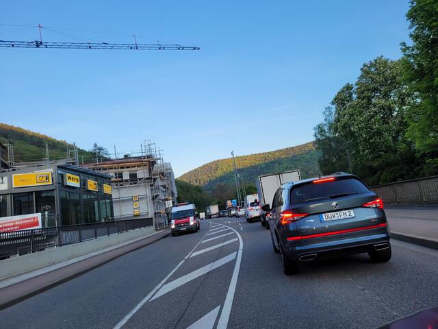 Stau auf der B39 Richtung Lambrecht | Foto: Markus Pacher