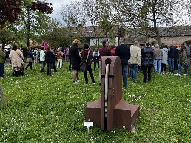 „Philosoph“, 1988, Stein/Stahl von Karl-Heinz Deutsch, Jockrim | Foto: ©Z.Haggag