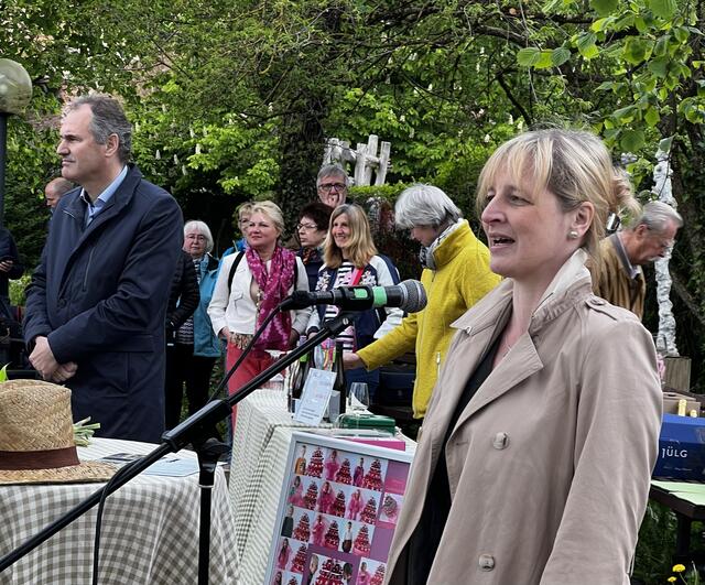 Kunsthistorikerin Simone Maria Dietz hat die Laudatio gehalten | Foto: ©Z.Haggag