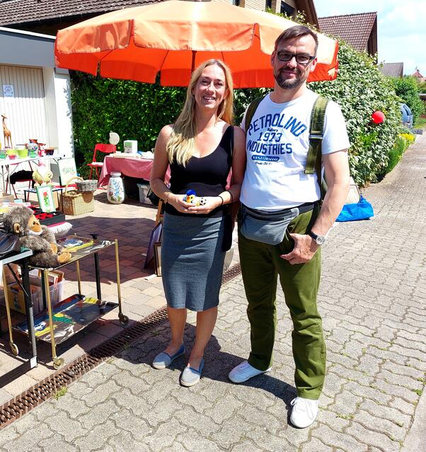 Nettes Gespräch und ich war eine kleine Steiff-Ente los | Foto: Brigitte Melder