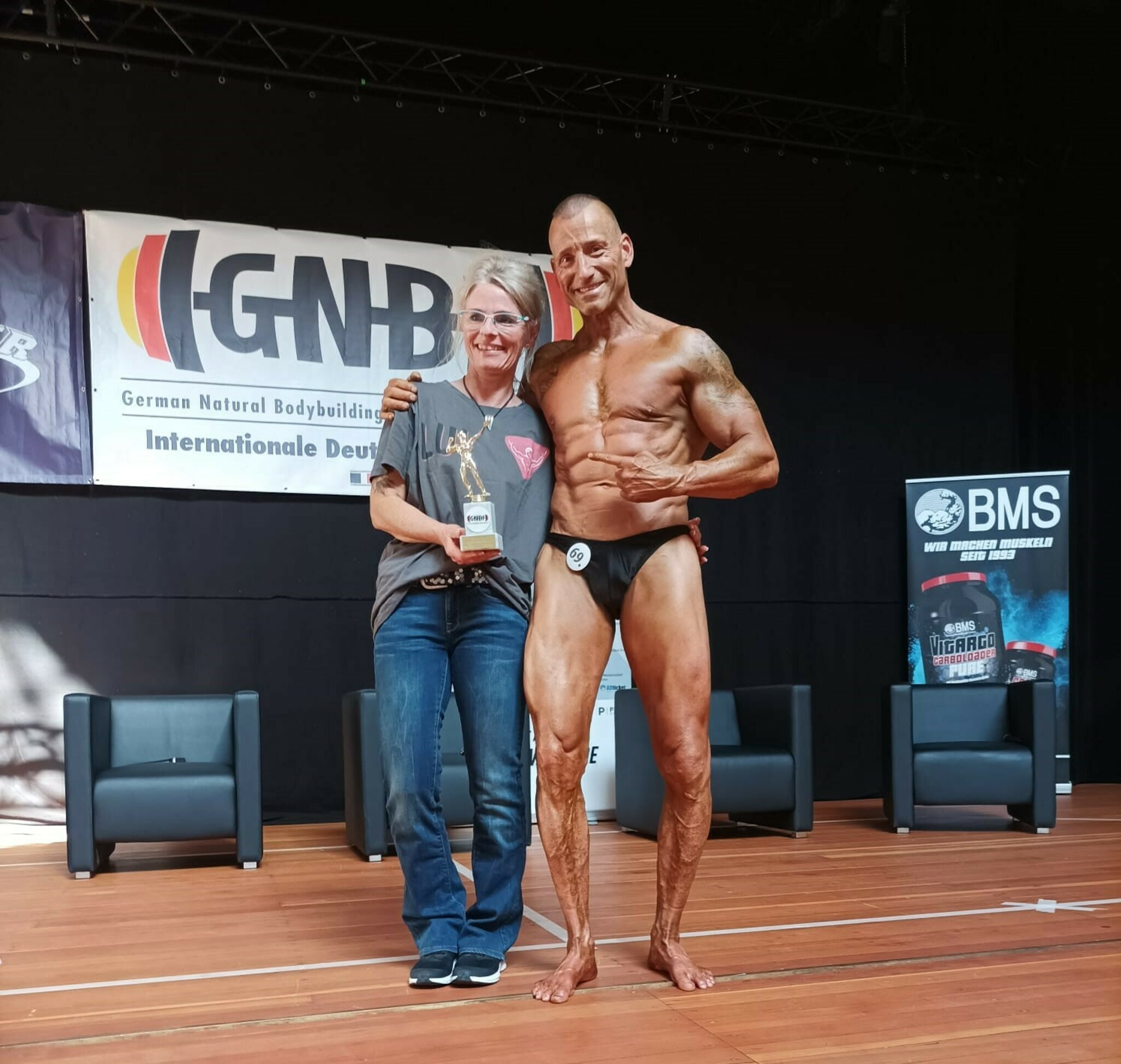 3. Platz bei Deutscher Meisterschaft: Natural-Bodybuilder Rüdiger Lang ...