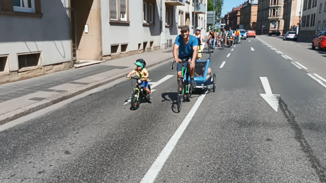 Auf der Rheinstraße | Foto: Michael Schindler, ADFC