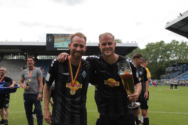 Marc Schnatterer (links) und Marcel Seegert (Foto Michael Sonnick)