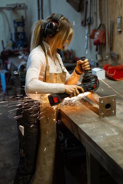 Maurermeisterin Julia Schäfer alias @tschulique | Foto: Julia Schäfer