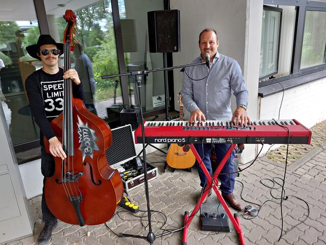 Thiemo und Sascha sorgen für musikalischen Genuss | Foto: Brigitte Melder