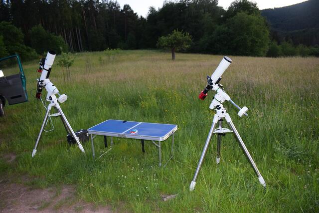 Das Equipment steht | Foto: B. Bender