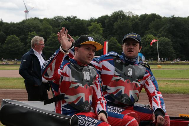 James Shanes und Chris Harris, Team Großbritanien | Foto: Franz Walter Mappes