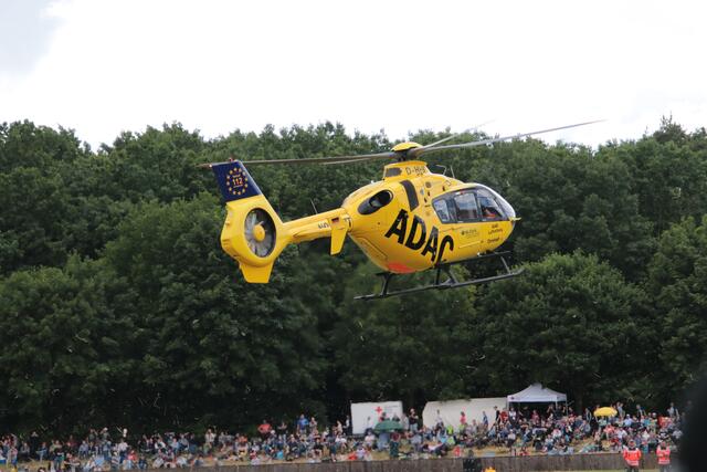 Abflug des Rettungshubschraubers | Foto: Franz Walter Mappes