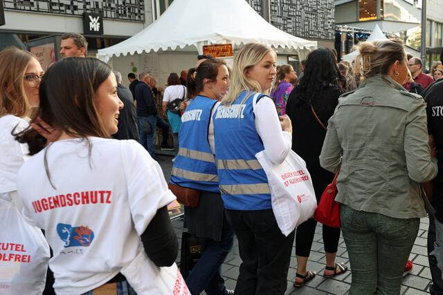 Auch der Jugendschutz ist mittlerweile fester Bestandteil des Stadtfests. | Foto: Christian Gaier