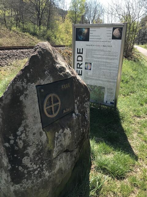 Auch an der Erde führt der Planetenweg vorbei | Foto: B. Bender