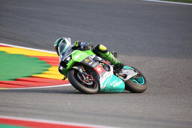 Kawasaki-Pilot Jan Bühn aus Kronau wurde Neunter (Foto Hartmut Reuschel / moto-foto)