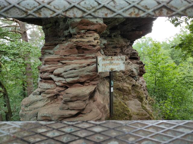 Der Aufstieg erfolgt auf eigene Gefahr | Foto: B. Bender