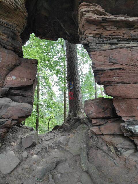 Imposantes Felsentor am Kellerfels | Foto: B. Bender