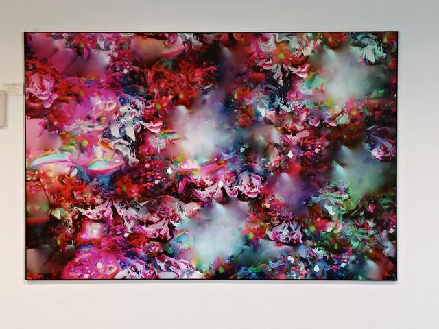 Ein Kunstwerk von Nadine Ajsin auch im OG noch zu sehen | Foto: Brigitte Melder