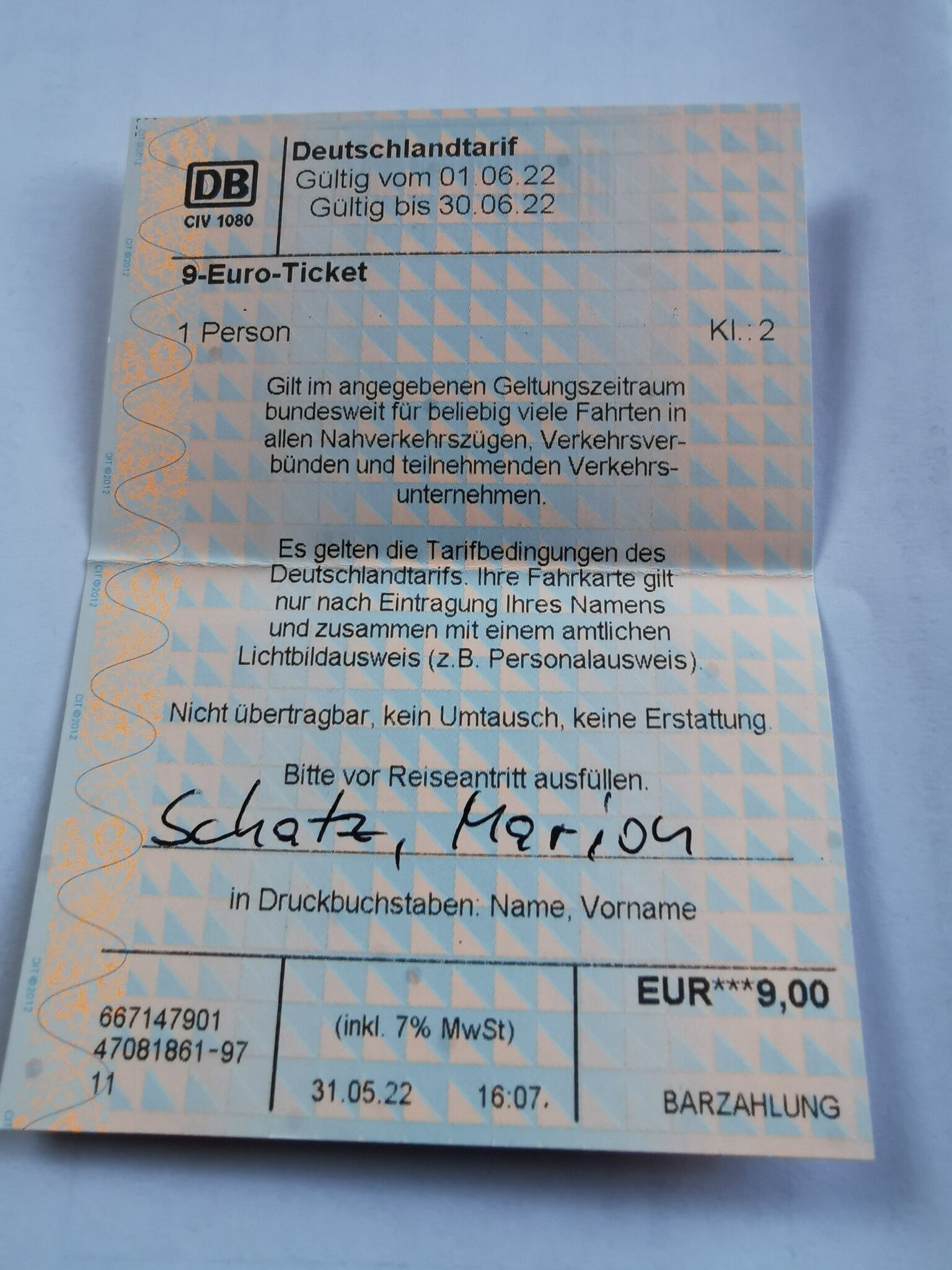 Unterwegs mit dem 9EuroTicket Mannheimerin schildert ihre Erlebnisse