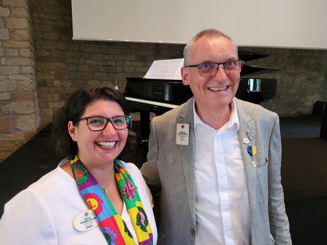 Huesman-Koecke mit Europabeauftragtem Roman Jansen-Winkeln