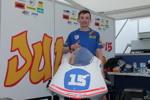 Julius Coenen auf der KTM (Foto Michael Sonnick)
