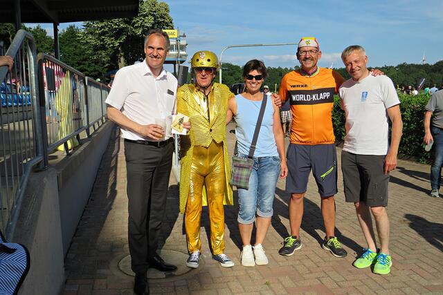 Gruppenbild:  Dietmar Seefeldt, Martin Jüllig, Agnes Gustin, Peter Zürker, Detlef Schwindack | Foto: Brigitte Melder