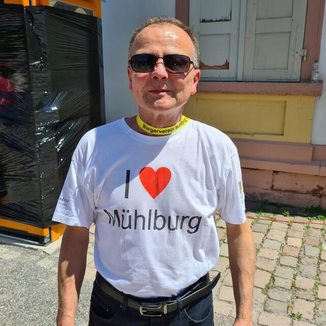 Ein Herz für Mühlburg, Peter vom KG Fidelio | Foto: BRU